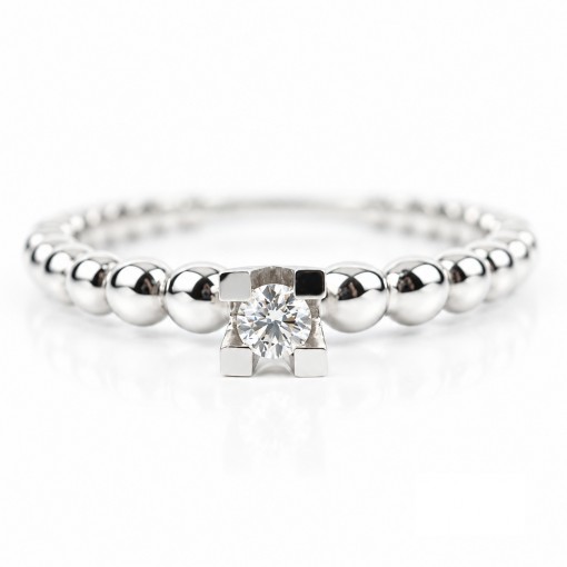 Диамантен Годежен Пръстен 14К  Бяло Злато Bloom Jewellery